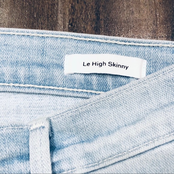 NWT FRAME Le High Skinny Distressed Jeans Sz 27 - Picture 5 of 12